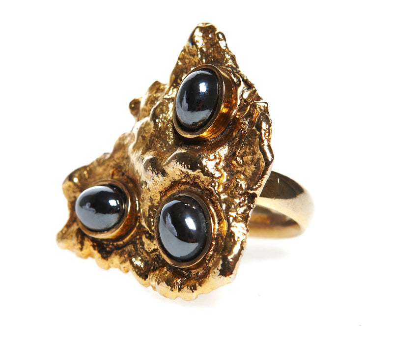 Melt Ring in Onyx