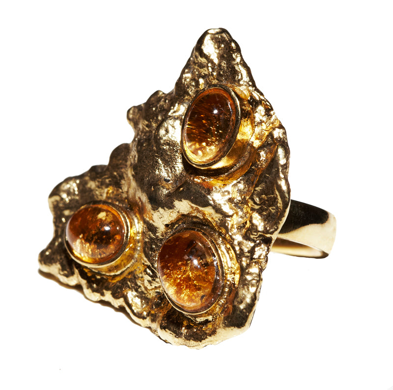 Melt Ring in Citrine