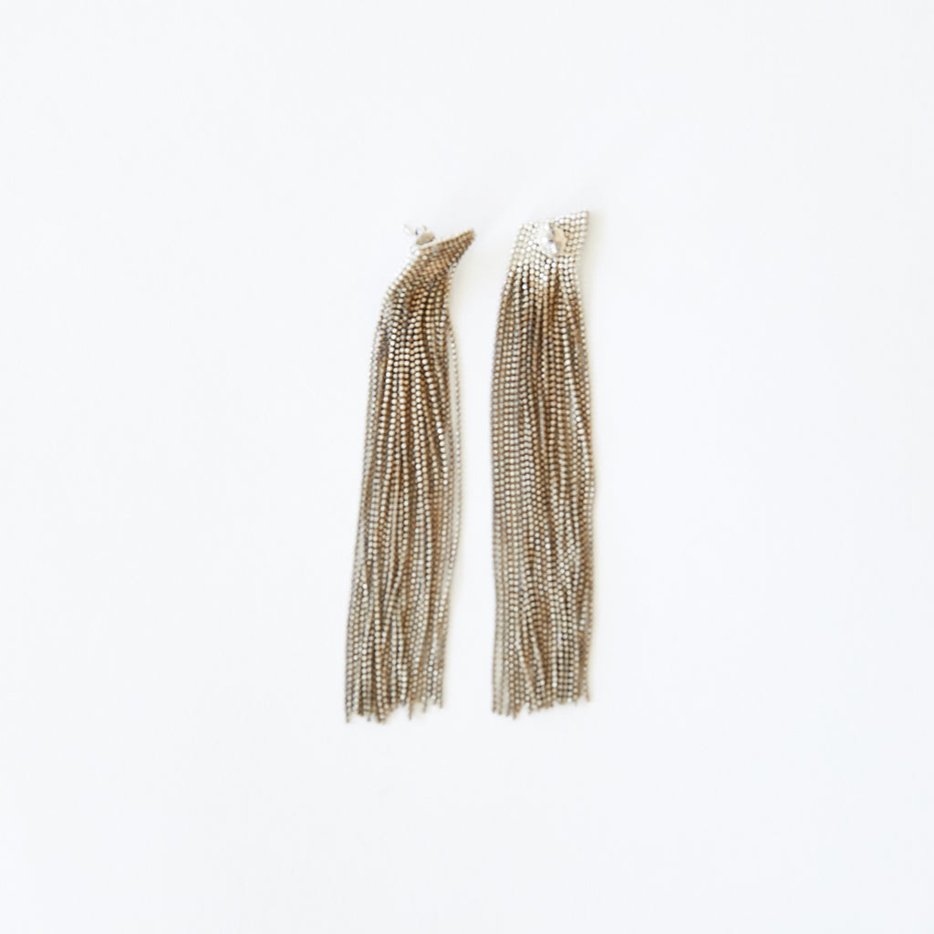 Tassle Earrings Bronze